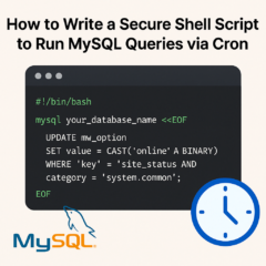 Shell Script and MySQL